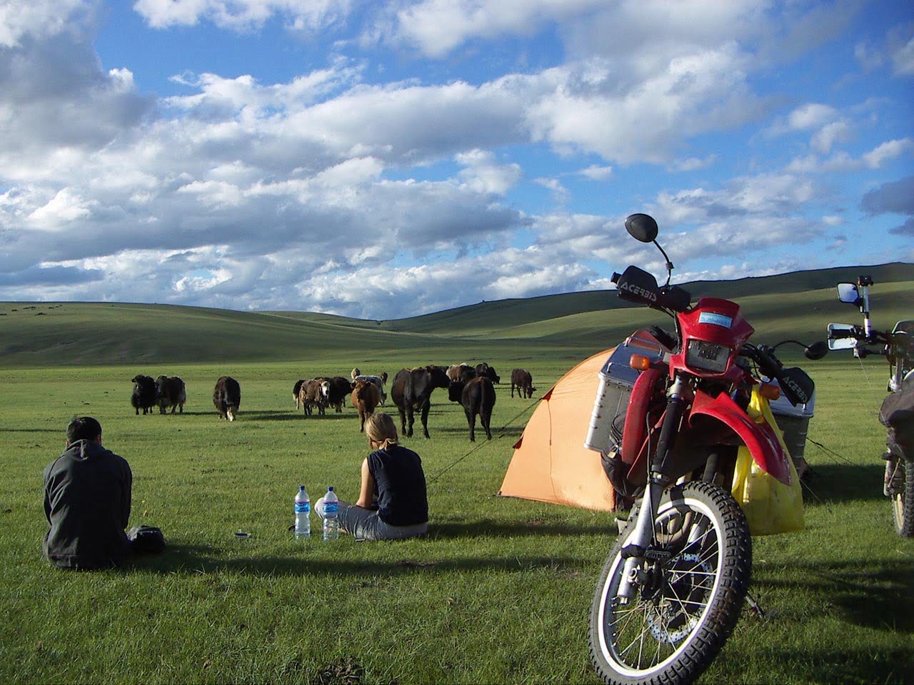 Mit Motorrad durch die Mongolei